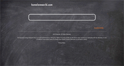 Desktop Screenshot of homeloveworld.com